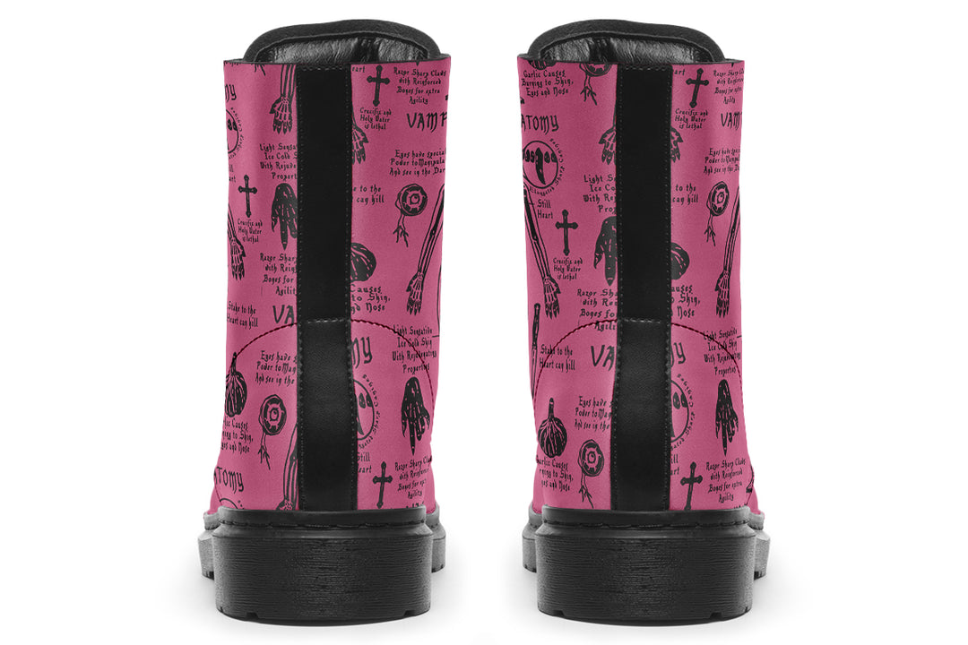 Mauve Vampire Study Boots