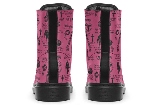 Mauve Vampire Study Boots