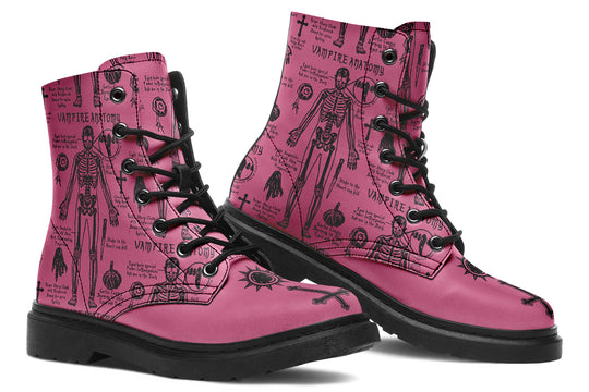 Mauve Vampire Study Boots