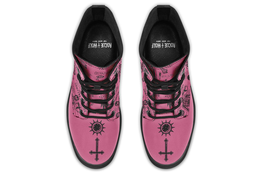 Mauve Vampire Study Boots