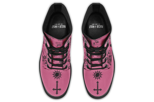 Mauve Vampire Study Boots