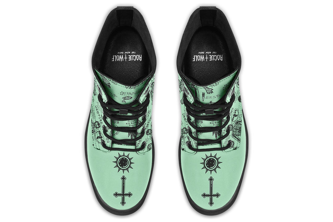 Mint Vampire Study Boots