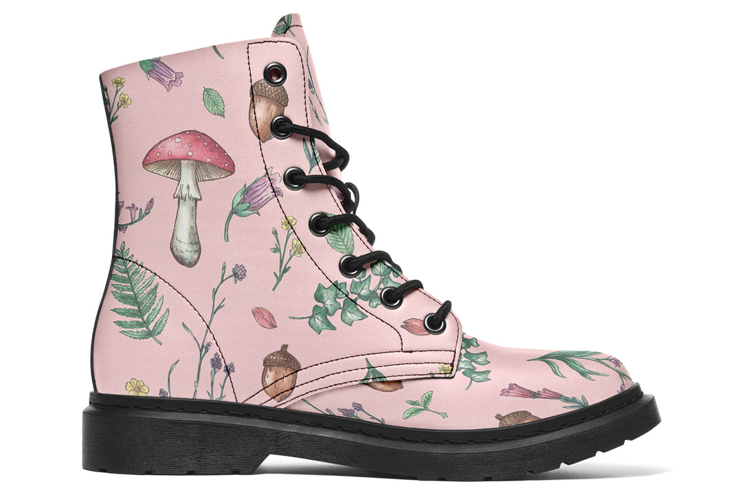 Pink Herbology Boots