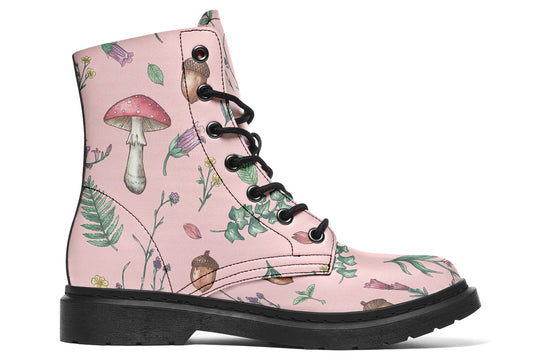 Pink Herbology Boots