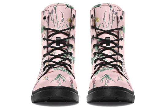 Pink Herbology Boots