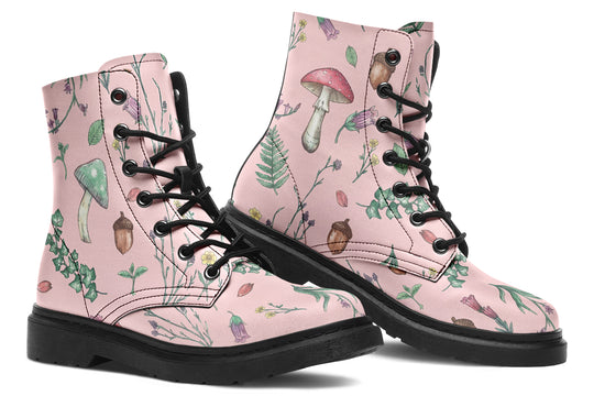 Pink Herbology Boots