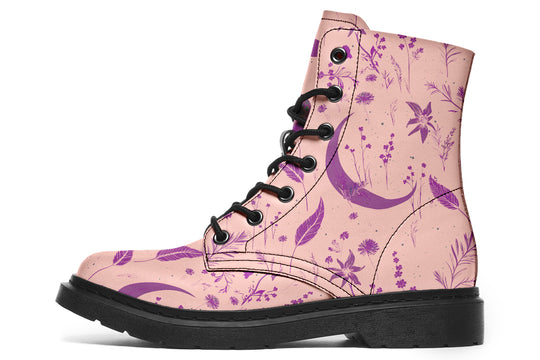 Pink Moonlit Botanica Boots