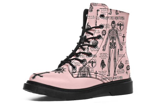 Pink Vampire Study Boots