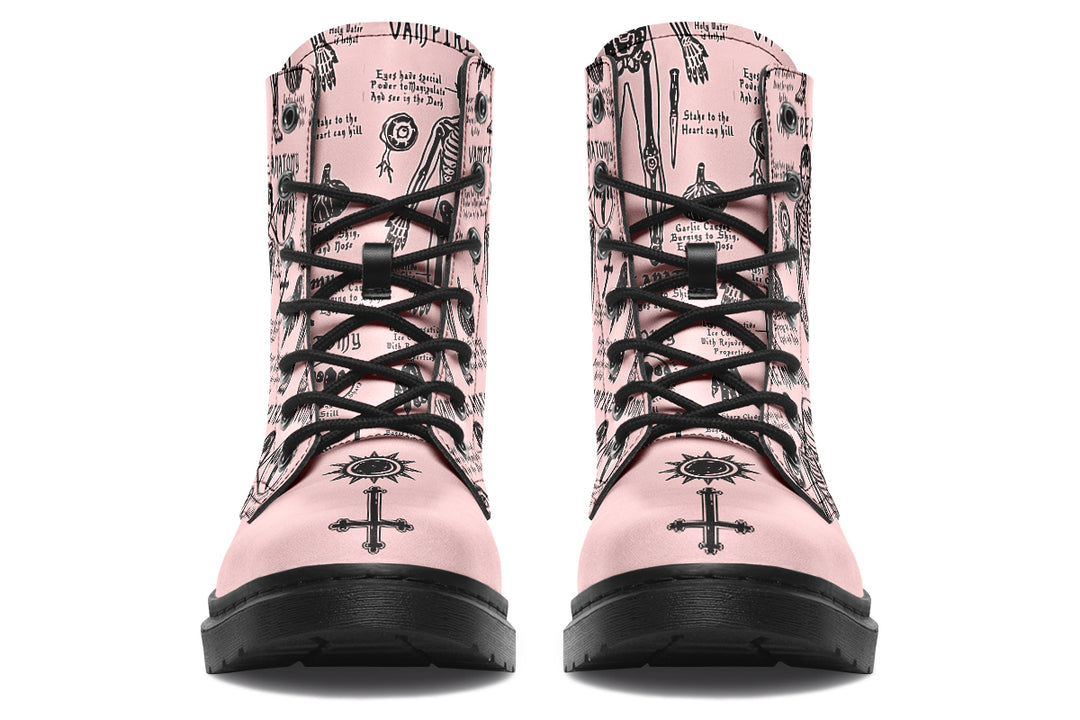 Pink Vampire Study Boots