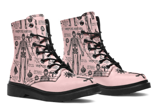 Pink Vampire Study Boots