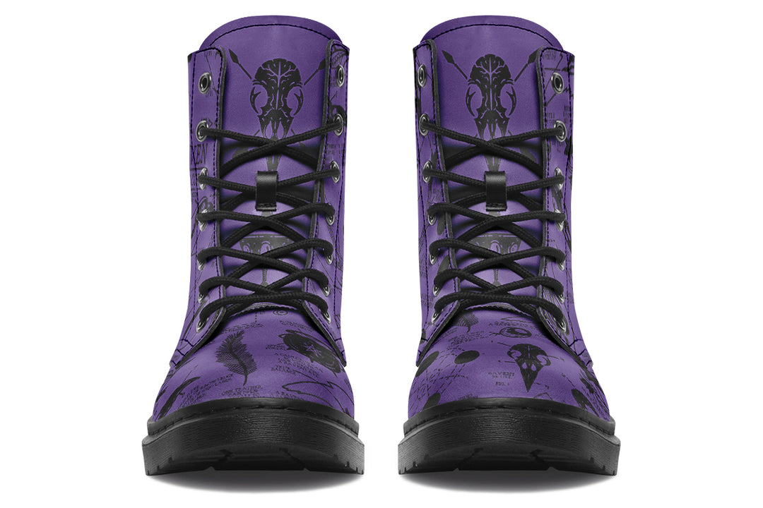 Purple Raven Study Boots