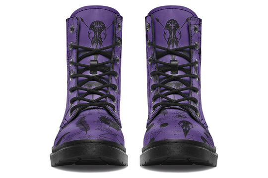 Purple Raven Study Boots