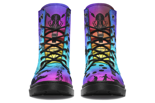 Rainbow Wolf Study Boots