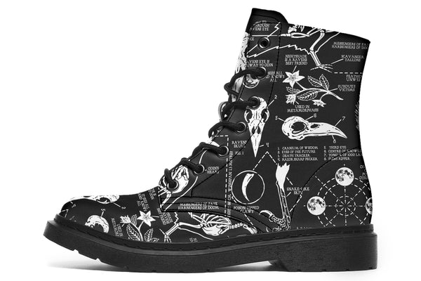 【Raucohouse】Raven suede gore boots Boots-RavenStudyboots-173-