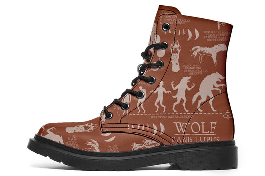Rosewood Wolf Study Boots