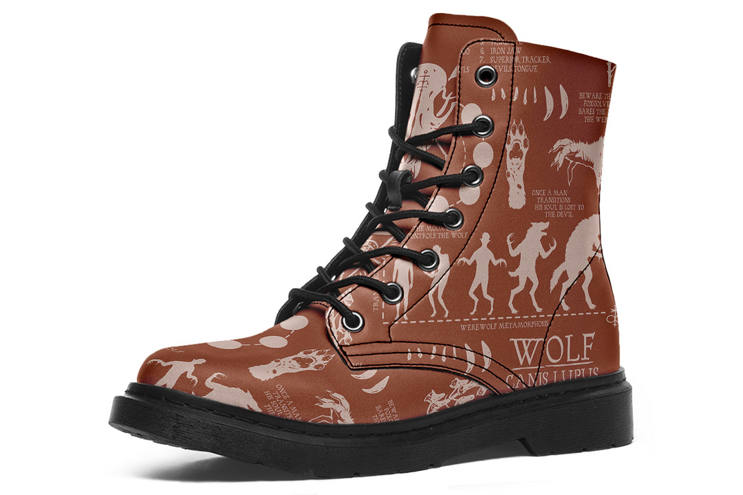 Rosewood Wolf Study Boots