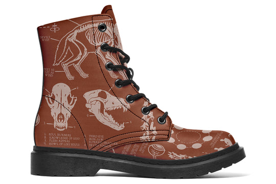 Rosewood Wolf Study Boots