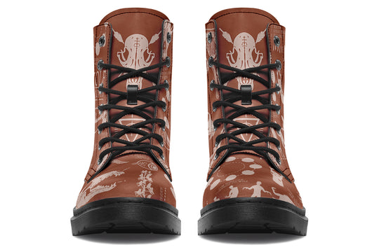 Rosewood Wolf Study Boots