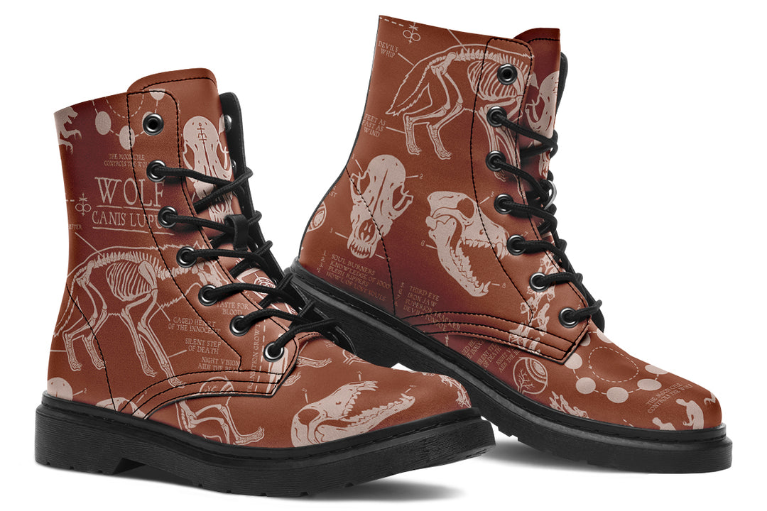 Rosewood Wolf Study Boots