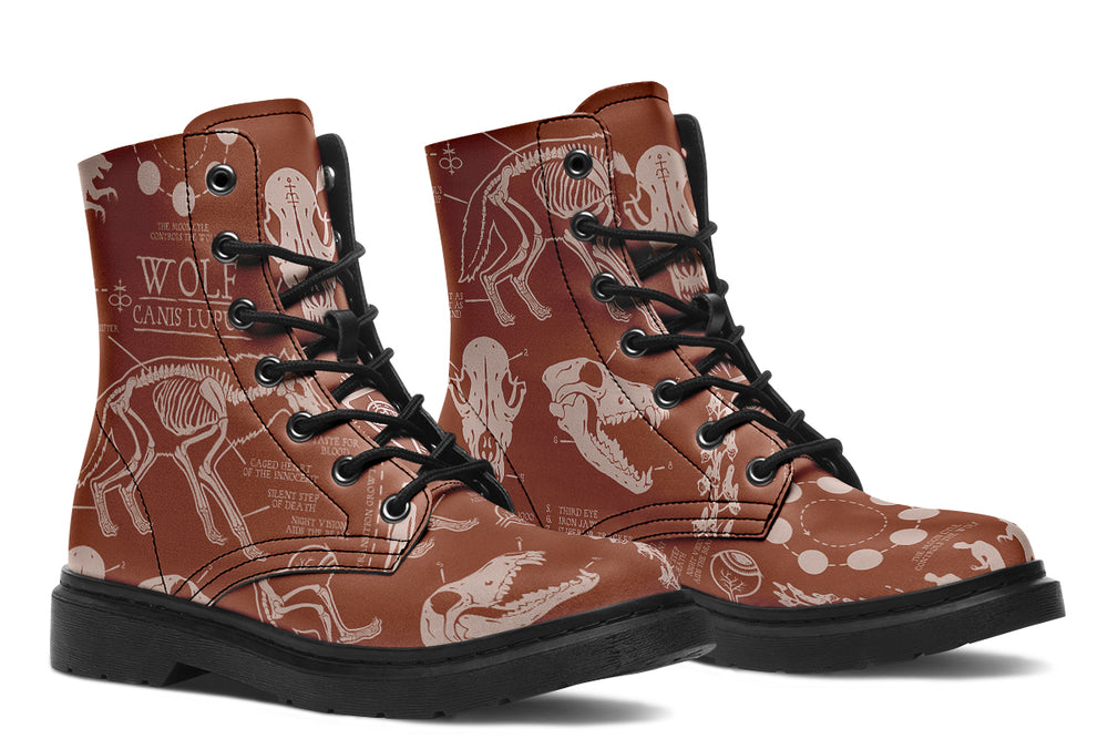 Rosewood Wolf Study Boots