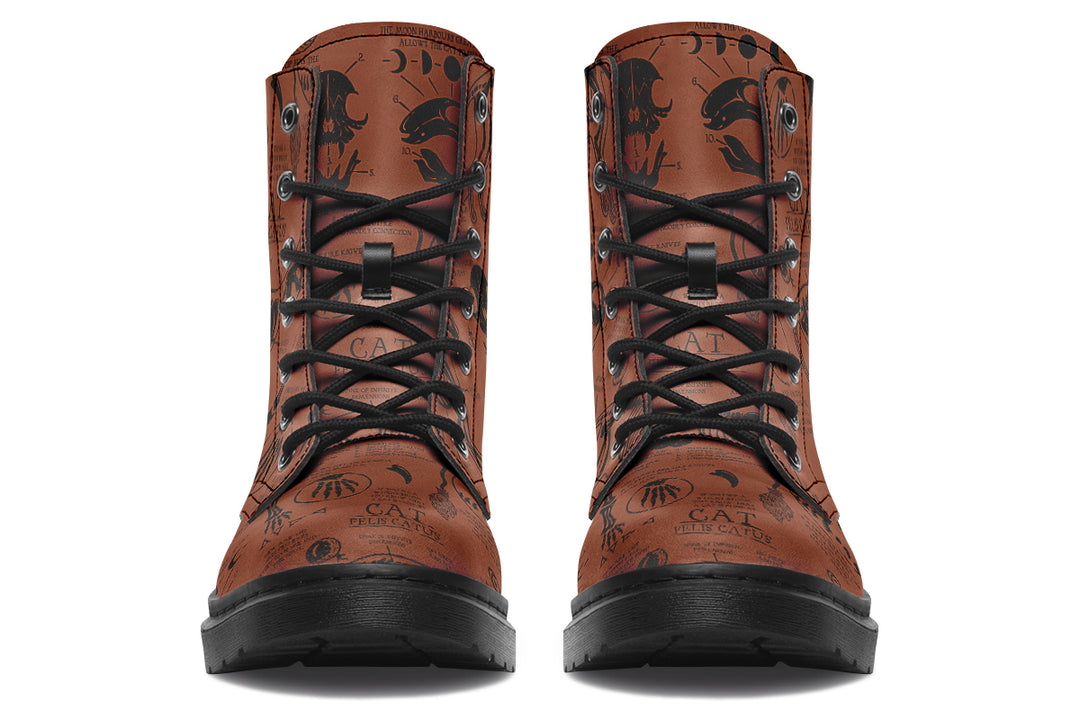 Rust Cat Study Boots