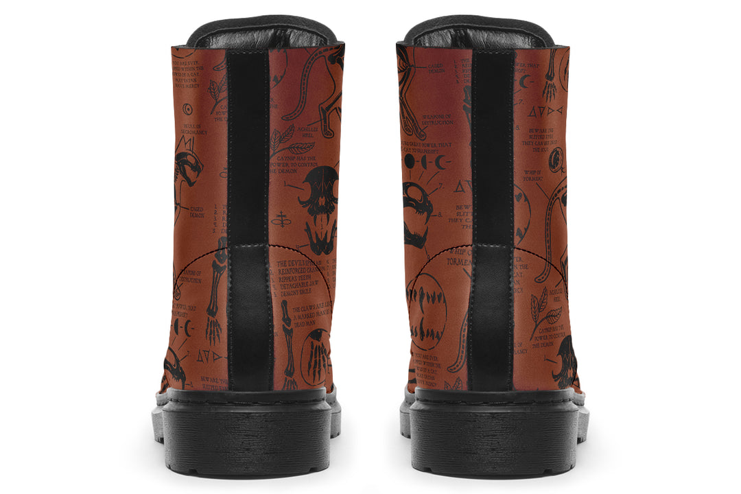 Rust Cat Study Boots