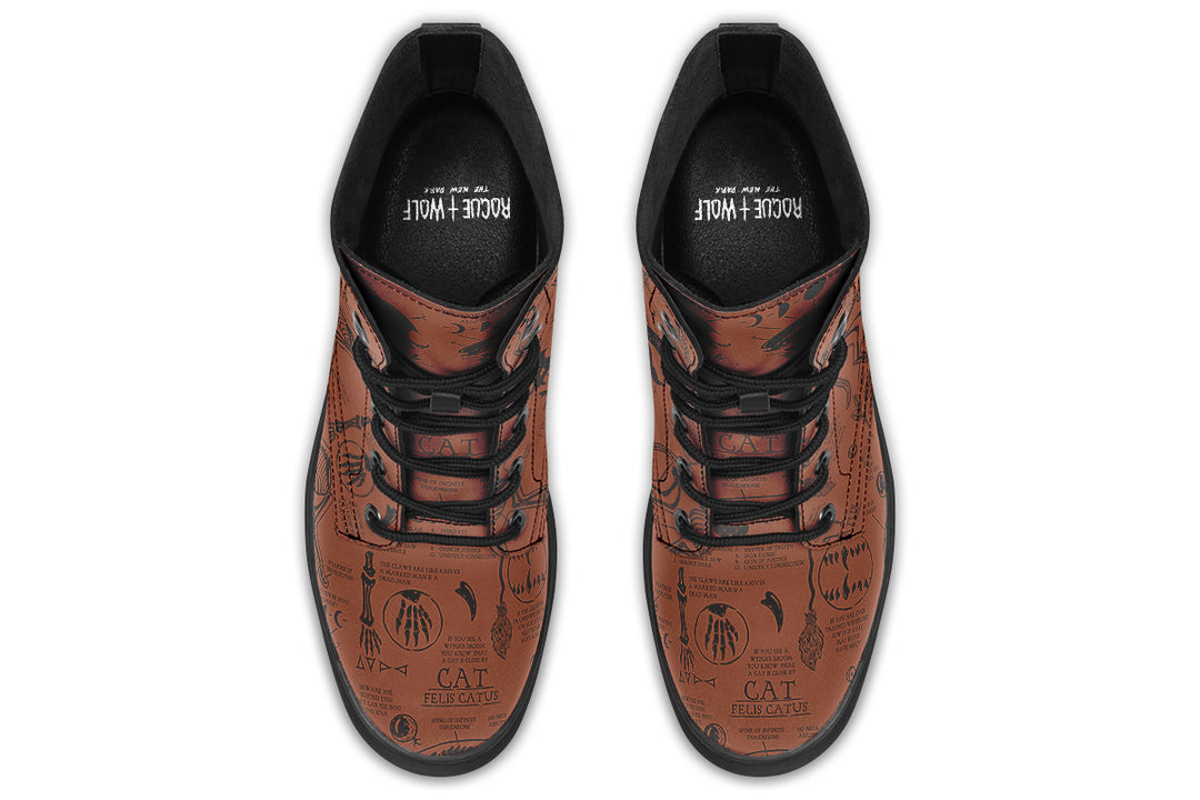 Rust Cat Study Boots