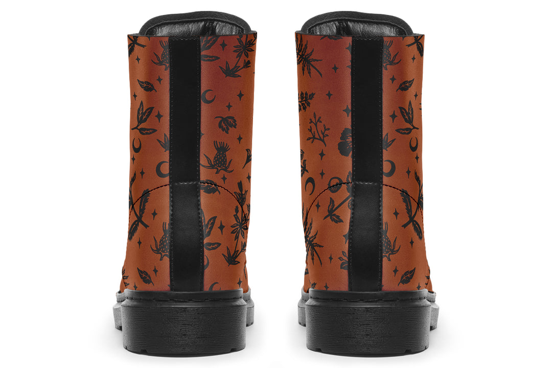 Rust Green Witch Boots