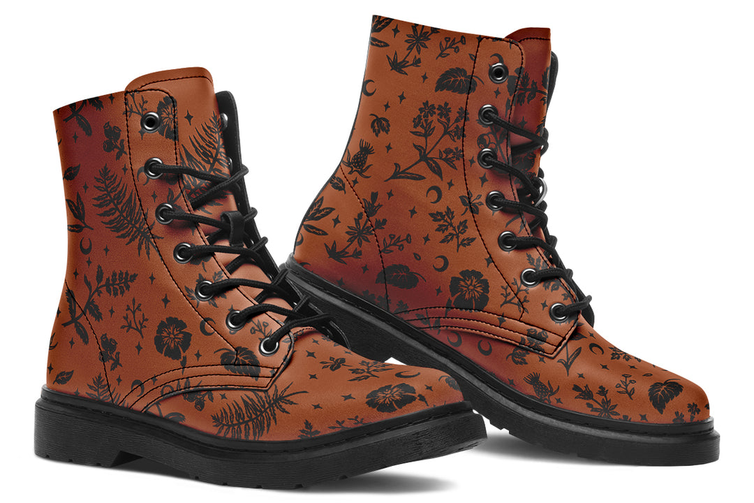 Rust Green Witch Boots