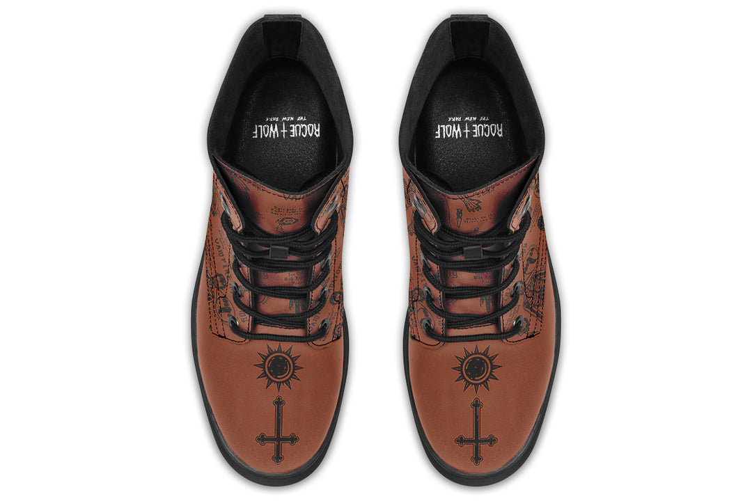Rust Vampire Study Boots