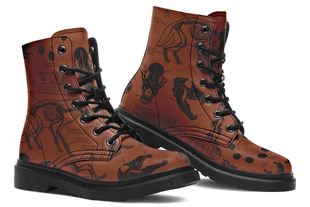 Rust Wolf Study Boots