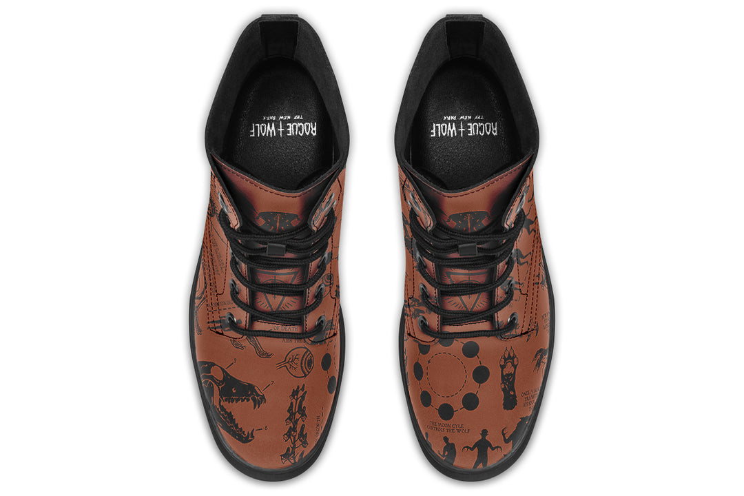Rust Wolf Study Boots