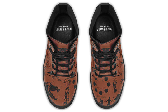 Rust Wolf Study Boots