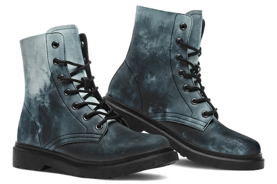 Storm Boots - Vegan Leather Doc-Style Boots with Durable Stitched on Soles