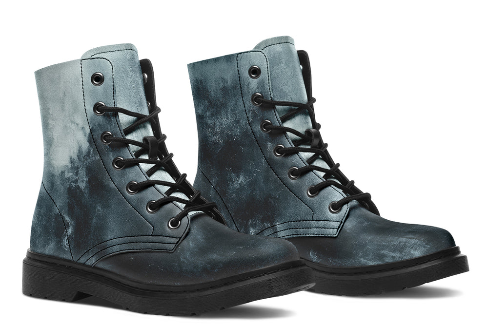 Storm Boots - Vegan Leather Doc-Style Boots with Durable Stitched on Soles