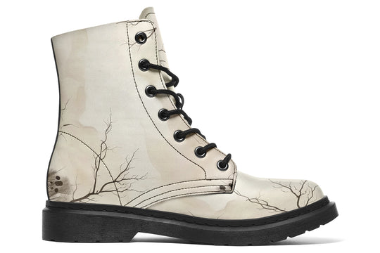 Stormwood Boots - Vegan Leather Doc-Style Boots with Durable Stitched on Soles