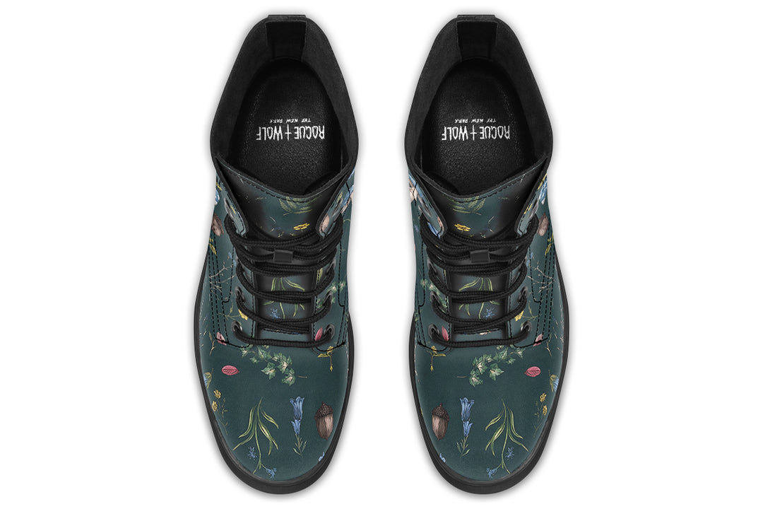 Teal Herbology Boots