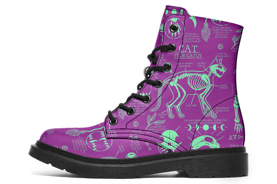 Ultraviolet Cat Study Boots