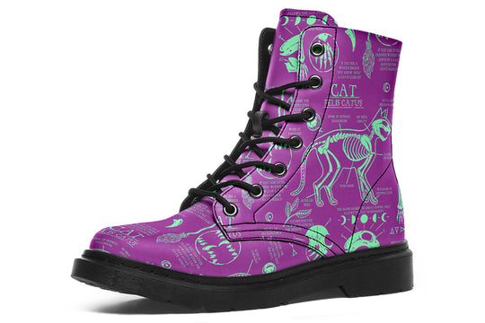 Ultraviolet Cat Study Boots