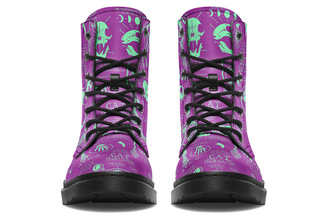 Ultraviolet Cat Study Boots