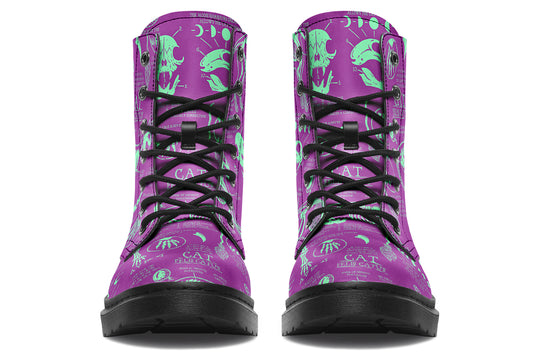 Ultraviolet Cat Study Boots