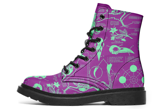 Ultraviolet Raven Study Boots