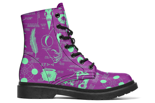 Ultraviolet Raven Study Boots