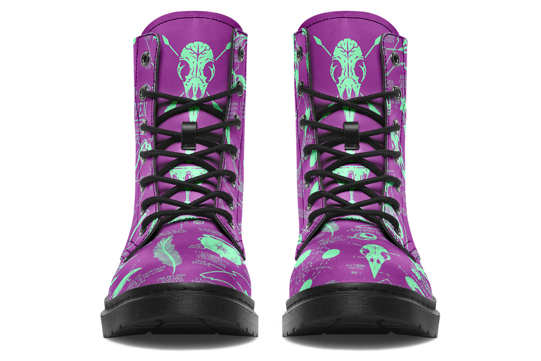 Ultraviolet Raven Study Boots