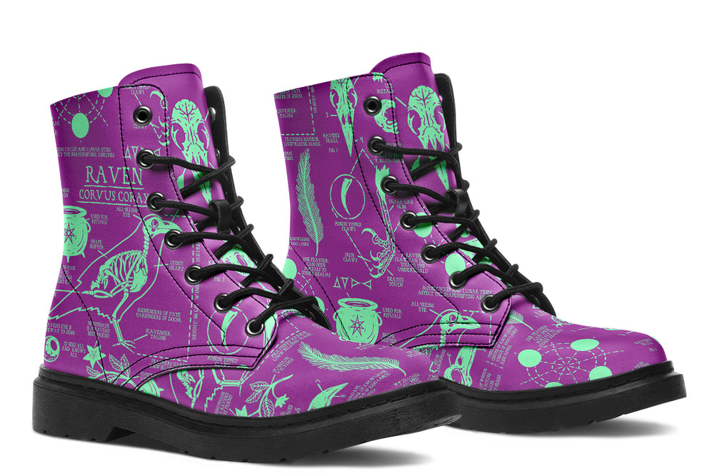Ultraviolet Raven Study Boots