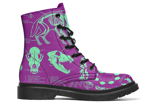 Ultraviolet Wolf Study Boots