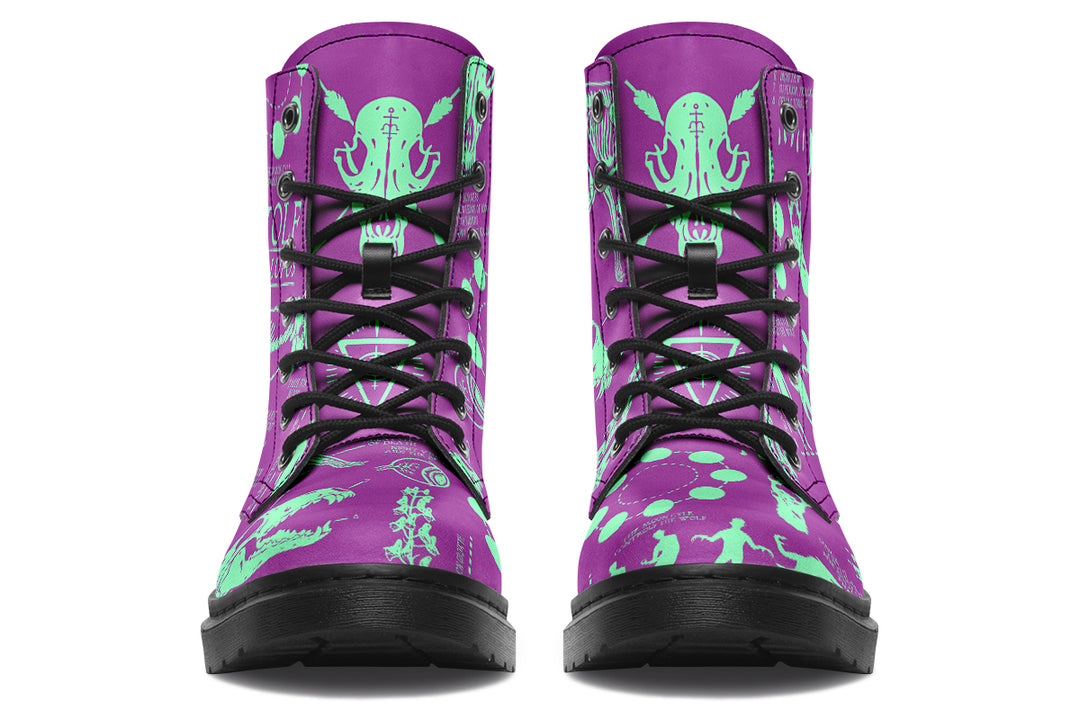 Ultraviolet Wolf Study Boots