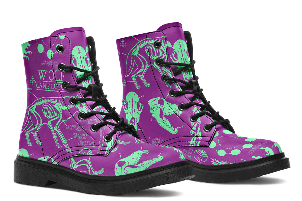 Ultraviolet Wolf Study Boots