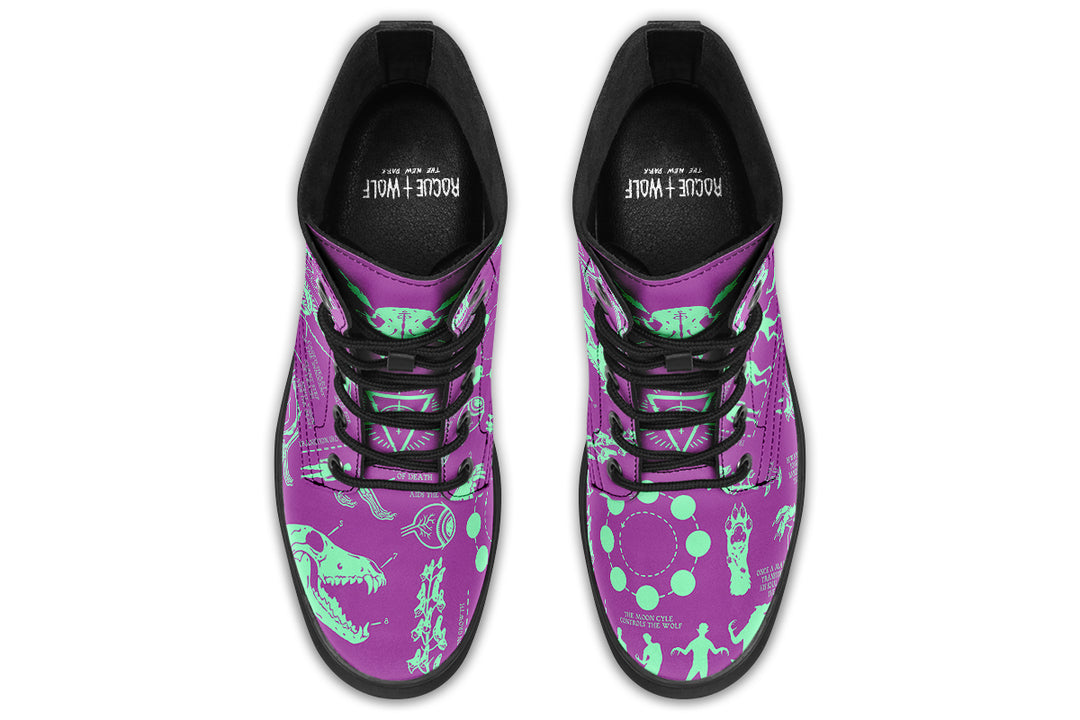 Ultraviolet Wolf Study Boots