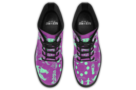 Ultraviolet Wolf Study Boots